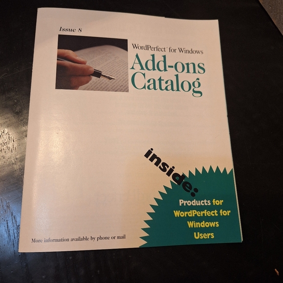 Vintage 1994 WordPerfect Complete Version 6.0A DOS/Windows Manual License Disks - Picture 5 of 11
